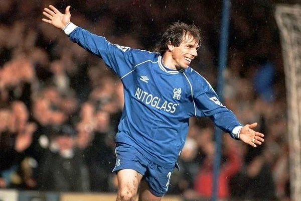 5 Cầu Thủ Sáng Giá Trong Top Tiền Đạo Hay Nhất Chelsea Mọi Thời Đại Hình 1: Gianfranco Zola giành được FA Cup 2 lần và là cầu thủ vĩ đại Chelsea