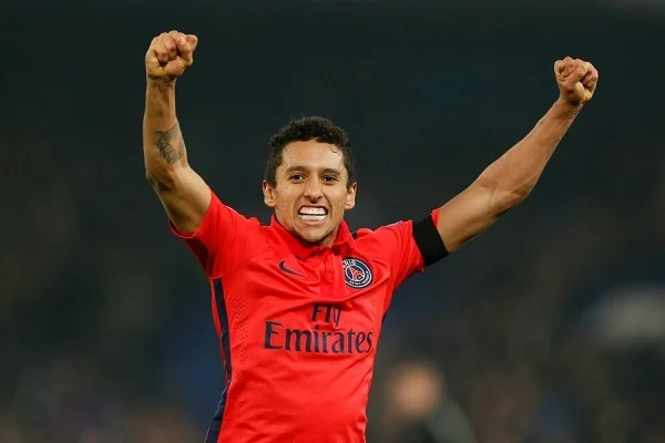 Top Trung Vệ Hay Nhất Ligue 1 - 5 Trung Vệ Chuyền Bóng Chuẩn Xác Nhất Hình 3: Trung vệ cánh phải Marquinhos